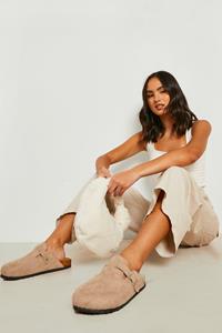 Boohoo Gesloten Klompen, Taupe