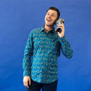 Lureaux Cocktaily Overhemd-XL  - Handgemaakte Nette Schoenen Voor Heren