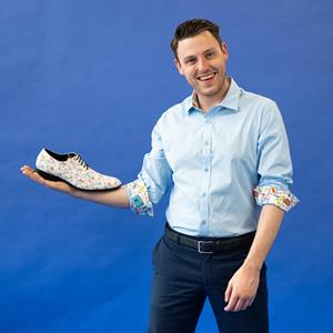 Lureaux Essential Light Blue Overhemd-M  - Handgemaakte Nette Schoenen Voor Heren