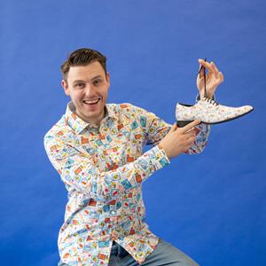 Lureaux Tropical Paradise Overhemd-M  - Handgemaakte Nette Schoenen Voor Heren