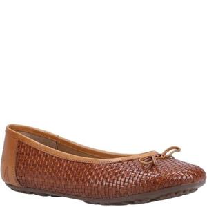 Hush Puppies dames/dames ballerina leren pumps 4 UK wit