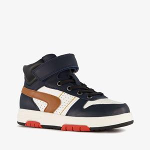 TwoDay hoge leren jongens sneakers donkerblauw