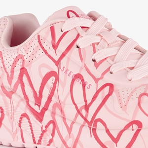 Skechers x JGoldcrown: Uno Lite sneakers roze