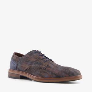 Emilio Salvatini heren veterschoenen blauw/bruin
