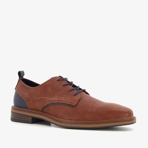 Emilio Salvatini heren veterschoenen cognac bruin
