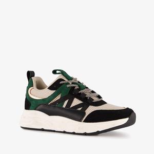 Blue Box dames dad sneakers zwart groen