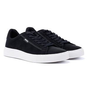 Boss Rhys Tennis Heren Zwart/Wit Sportschoenen