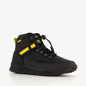 Blue Box hoge jongens sneakers zwart geel