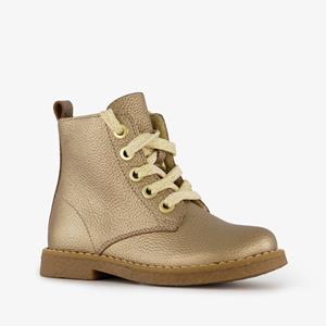 Groot gevoerde leren meisjes veterboots goud