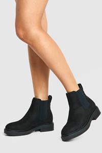 Boohoo Chelsea Boots Met Textuur, Black