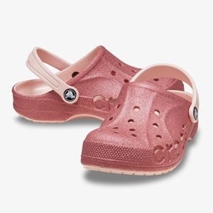 Baya Clog kinder klompen roze glitter