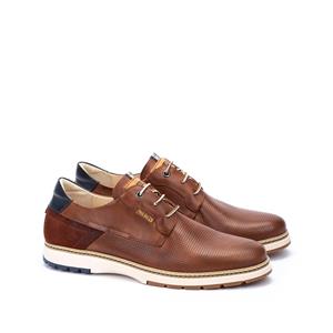 PIKOLINOS Veterschoenen Olvera met logo-patch, vrijetijdsschoen, lage schoen, veterschoen