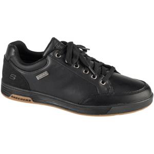 Skechers Cavell Sparkman leren sneakers zwart