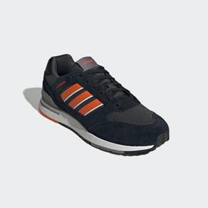 Adidas - Run 80s Cblack/Ftwwht/Gresix - Schuhe - Schwarz - EU 43,5 - Textile, Leather/Textile/Gummi