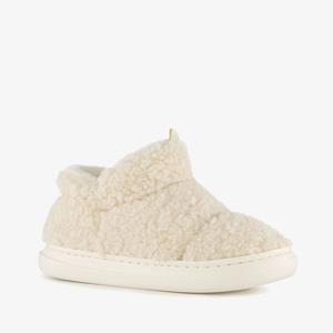 Thu!s dames teddy pantoffels beige