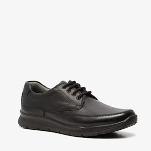 Hush Puppies leren heren veterschoenen zwart