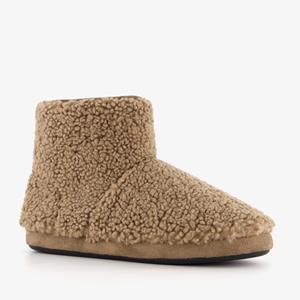 Thu!s teddy heren pantoffels beige