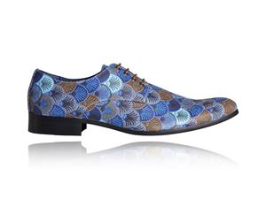 Lureaux Blue Blazing  - Handgemaakte Nette Schoenen Voor Heren