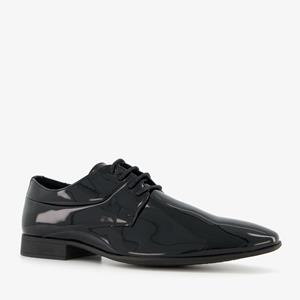 Bottesini heren lak veterschoenen zwart
