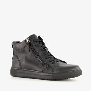 Softline hoge dames sneakers zwart