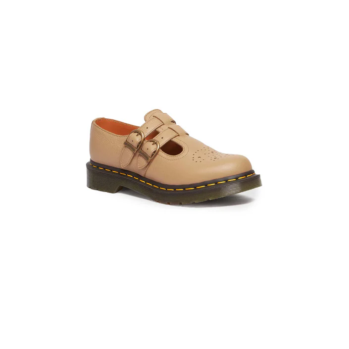 Dr. Martens 8065 Mary Jane Virginia Leren Schoenen in Bruinen/Bruin