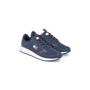TOMMY JEANS Sneakers met sleehak  FLEXI RUNNER vrijetijdsschoen, halfschoen, veterschoen met zijlogo-vlag