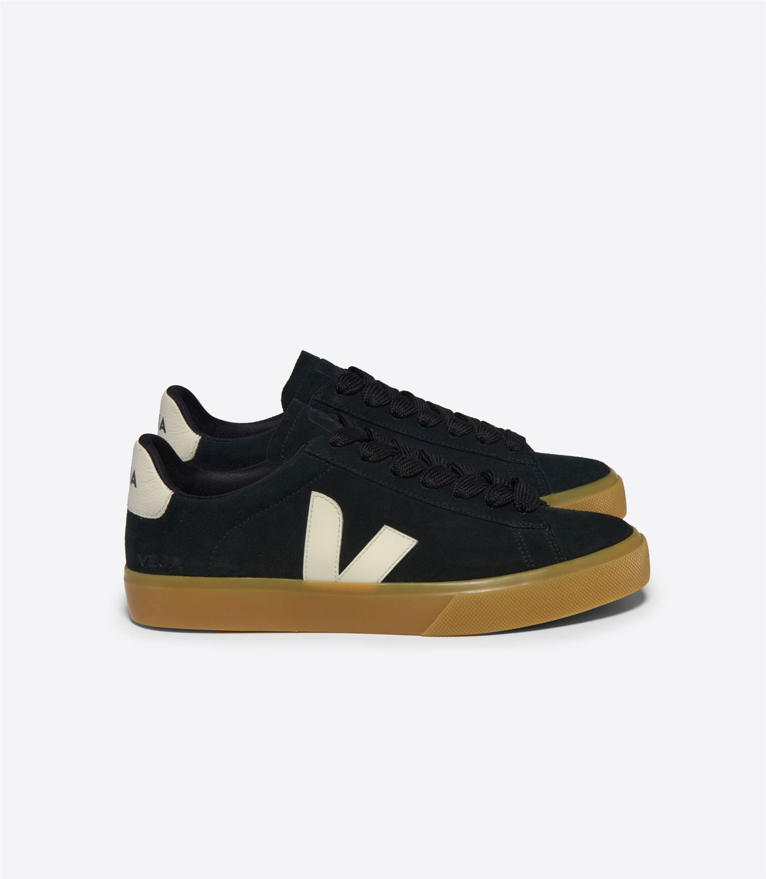 Veja Campo Suede Vrouwen Zwart