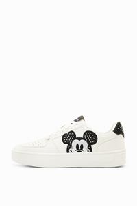 desigual Sneakers met studs en Mickey Mouse - WHITE
