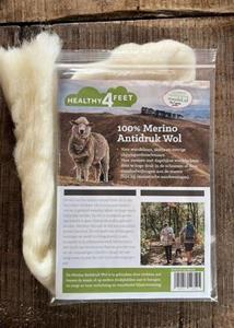 Healthy4feet Wandel 100% merino antidruk wol 55 Gram
