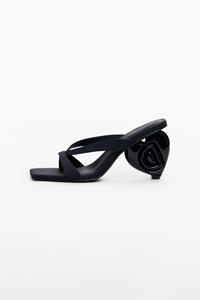 desigual Hartsandalen met hak - BLACK