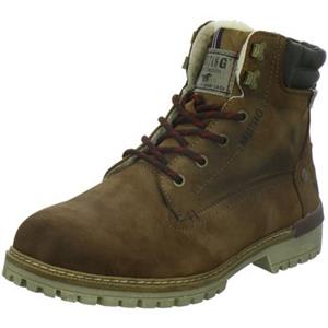 Mustang Shoes Winterlaarzen lace-up boots, ankle boots, worker boots, contrast trim, logo patch