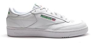 Reebok Club c 85 intense white/green lage sneakers unisex