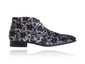Lureaux Mystic Silver Blossom High  - Handgemaakte Nette Schoenen Voor Heren