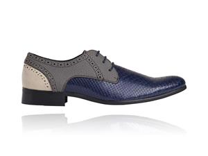Lureaux Blue LRX Signature  - Handgemaakte Nette Schoenen Voor Heren