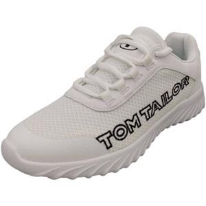 Tom Tailor Sneakers contrastaccent aan de hiel, vrijetijdsschoen, lage schoen, veterschoen