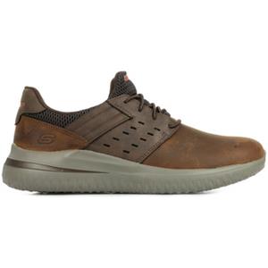 Skechers Slip-on sneakers DELSON 3.0 sneakers, vrijetijdsschoen, slippers met goga mat-voetboogsteun