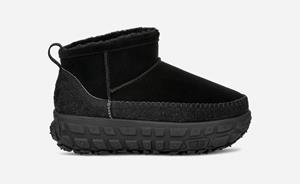 Ugg Venture Daze Ultra Mini-laars in Black  Suede