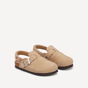 LA REDOUTE COLLECTIONS Muiltjes in leer met klittenband
