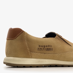 Bugatti suede heren instappers beige