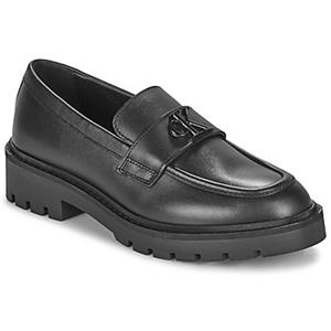 Calvin Klein Loafers FLATFORM LOAFER HW MG LTH hakken, instapschoen, lage schoen, zakelijke schoen met decoratieve band