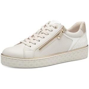 Marco Tozzi Plateausneakers Line , vrijetijdsschoen, lage schoen, veterschoen met zijrits