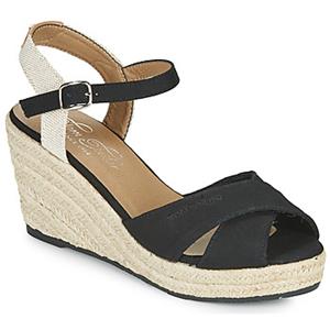 Tom Tailor Wedges met labelstitching
