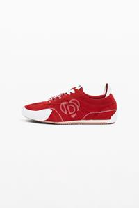 Desigual Retro sneaker met tong - RED