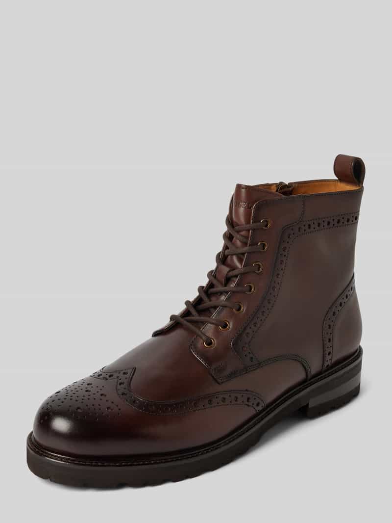 Veterboots van echt leer, model 'Spencer'