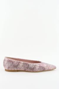 Odare ballerina's roze dierenprint Bilbao golia cipria