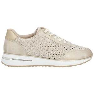 Remonte Sneakers met sleehak met zomers gaatjespatroon, vrijetijdsschoen, lage schoen, veterschoen