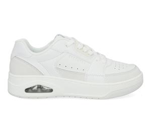 Skechers Uno court couted style WHT Wit 