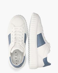 Hogan H-Stripes Wit/Lichtblauw