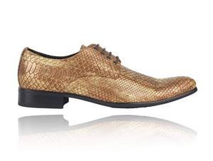 Lureaux Golden Viper  - Handgemaakte Nette Schoenen Voor Heren
