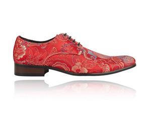 Lureaux Red Shadow  - Handgemaakte Nette Schoenen Voor Heren
